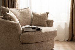 Dove Cream Swivel Armchair RRP €999 Now €649