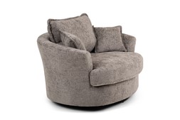 Dove Grey Swivel Armchair 0001 CC RRP €999 Now €649