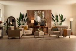 Milner 3 Seater Sofa Linen RRP €1549 Now €899