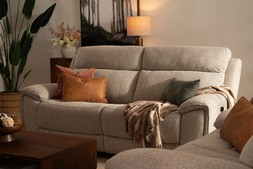 Grantham Linen Electric 3 Seater Sofa RRP €1,899 Now €1,199