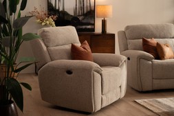Grantham Linen Electric Recliner 0026 RRP €1,199 Now €749