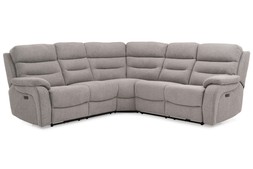 Presley Light Grey Electric Corner Unit RRP €3,499 Now €2,199