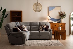 Presley Light Grey Electric Corner Unit RRP €3,499 Now €2,199