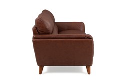 Bianca Brown Leather 3 Seater Sofa RRP €2,499 Now €1,399