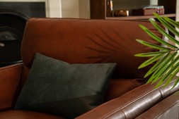 Bianca Brown Leather Armchair RRP €1,499 Now €899