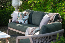 Elba Rope Sofa Set Green RRP €2999 NOW €1999