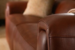 Muse Brown Leather 2.5 Seater Heated Seats Electric Recliner Sofa - RRP €4799 NOW €2699