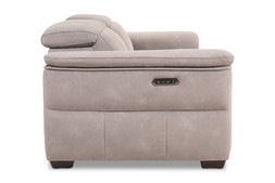 Hollywood Grey Fabric 2.5 Seater Electric Recliner Sofa with Fridge RRP€5559 NOW €2999
