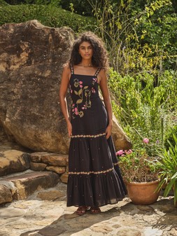 FatFace, Gia Embroidered Maxi Dress, £89