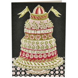 Very Large Card Cake of Good Hope green