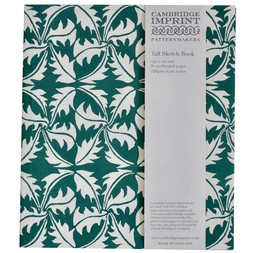 Tall Softback Sketchbook Dandelion Bottle Green