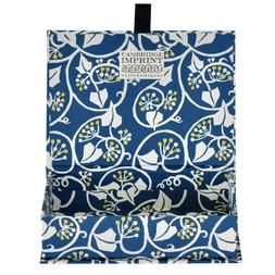 Postcard Box Ivy Deep Marine Blue and Acid Yellow