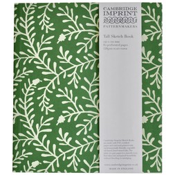 Tall Softback Sketchbook Sprig Pea Green
