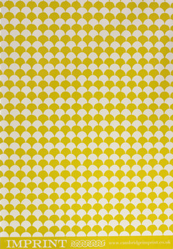 Patterned Paper Clamshell Acid Yellow
