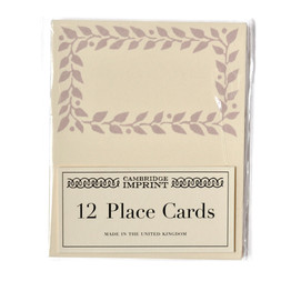 Pack of Twelve Cupboard Pink Place Cards