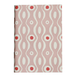 Pocket Notebook Persephone Pale Pink and Raspberry
