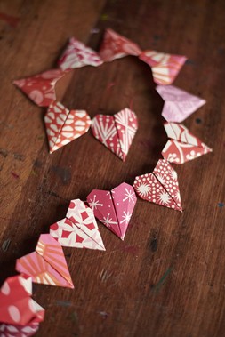 Origami Heart Bunting Kit