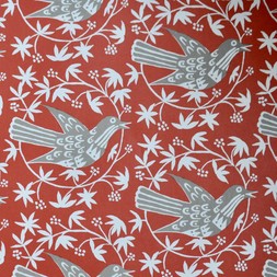 Patterned Paper Songbird Rosehip