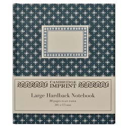 Large Hardback Notebook Little Stars Petrol