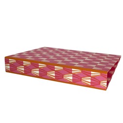 Ring Binder Threadwork Bright Pink and Orange
