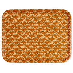 Birch Tray Oblong in Wave Blood Orange