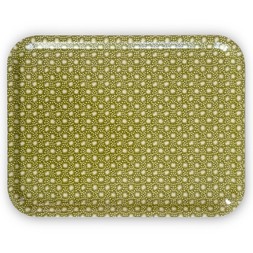 Birch Tray Oblong in Animalcules Bawden Green