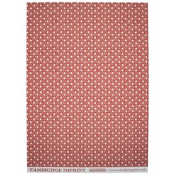 Patterned Paper Animalcules Crimson