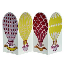 Hot Air Balloons 3D Card