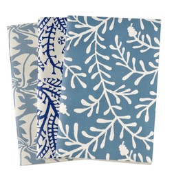 Three Assorted Memo Books for Pocket Folio Blue