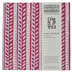 Square Lined Notebook in Charleston Border