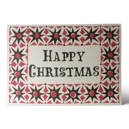Pack of Ten A6 Cards Alhambra Christmas Dark Green