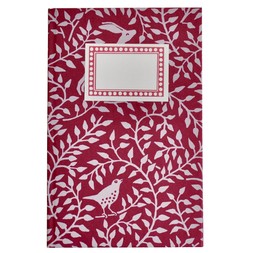 Lined Hardback Notebook in Dancing Hare Berry