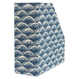 Cambridge Imprint Magazine File in Wave Indigo