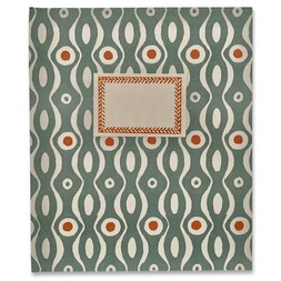 Large Hardback Notebook Persephone Teal and Burnt Orange