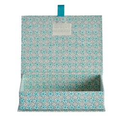 Postcard Box in Sea Urchin Aquamarine