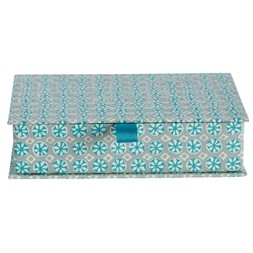 Postcard Box in Sea Urchin Aquamarine