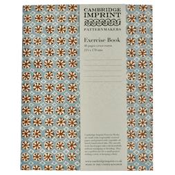Lined Exercise Book Sea Urchin Sky and Cocoa
