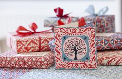 Tree and stars card