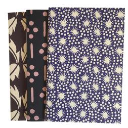 Three Assorted Memo Books for Pocket Folio Purple