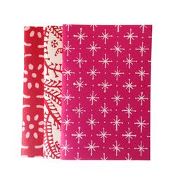 Three Assorted Memo Books for Pocket Folio Red