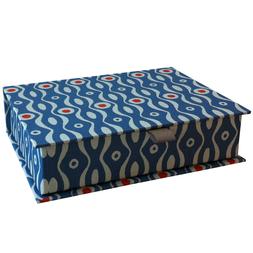 Postcard Box Persephone Cornflower and Red