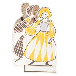 Ballets Russes Double-sided Concertina Card