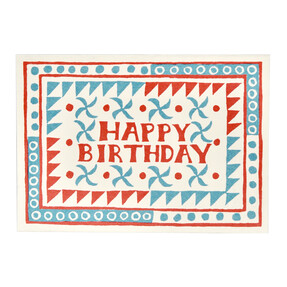 Card Happy Birthday Triangles And Circles from Cambridge Imprint