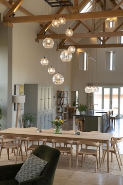 Bespoke Ribbed Hereford Cluster Chandelier