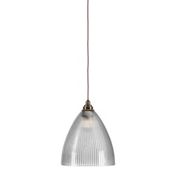 Skinny ribbed Ledbury bathroom pendant light