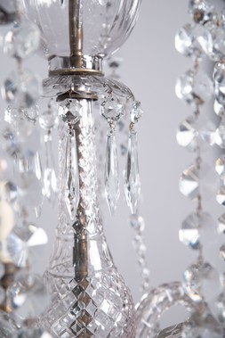Pair of antique crystal chandeliers gbp24,000.00