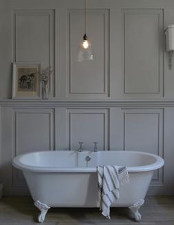 Fritz Fryer Ledbury skinny ribbed Bathroom Pendant Light