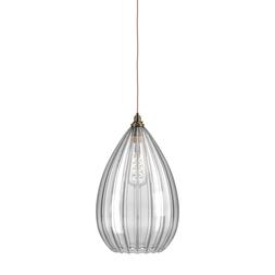 Fritz Fryer Ribbed Wellington Pendant Light