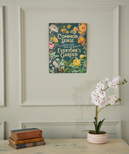 Common Sense Is A Flower Wall Sign £15