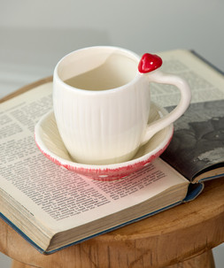 Countryside Mushroom Mug And Saucer £18